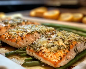 Spring Dinner: Garlic Parmesan Salmon in 15 Minutes
