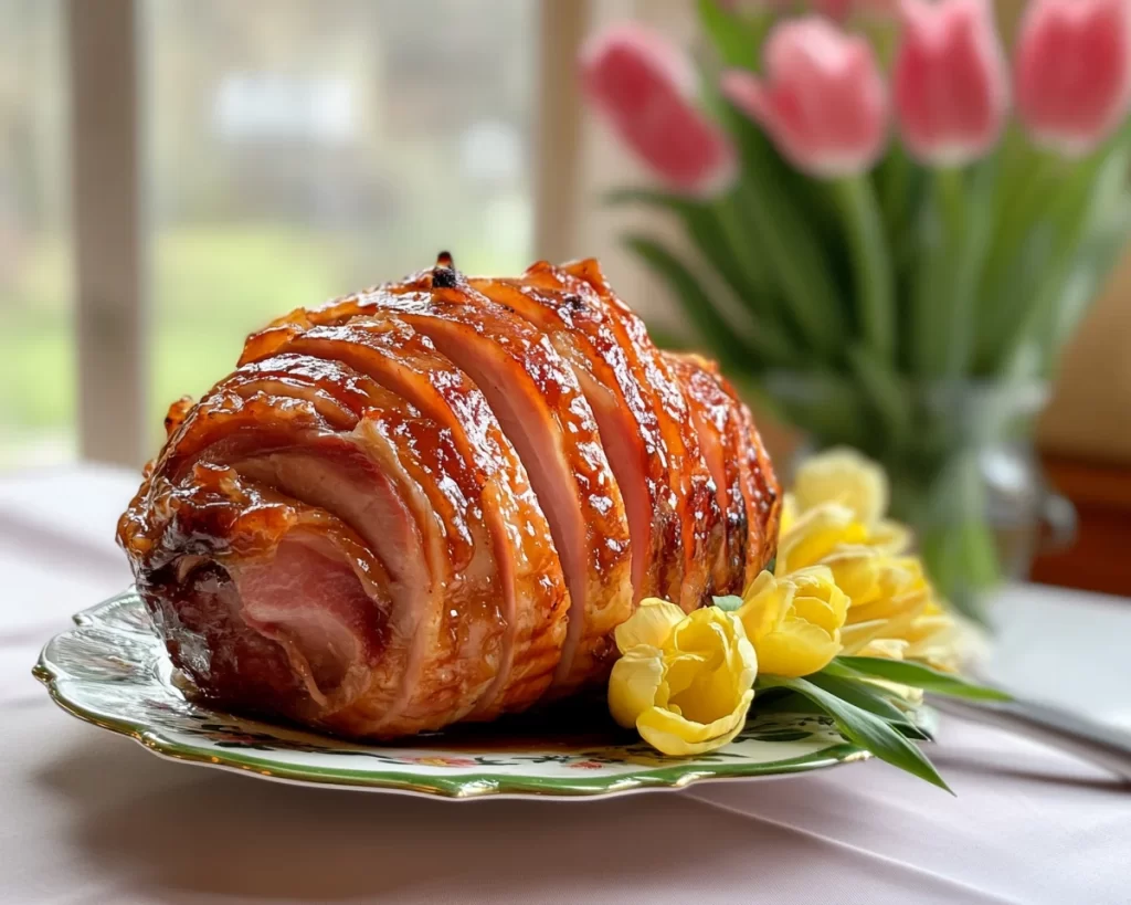 Easter Foods: Brown Sugar Glazed Easter Ham in 20 Minutes Prep