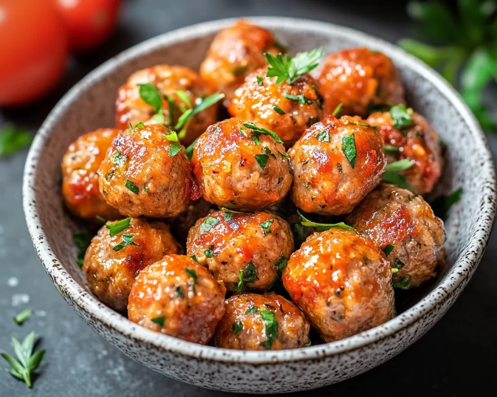 Easy Dinner Recipes for Family: Baked Turkey Meatballs in 25 Minutes