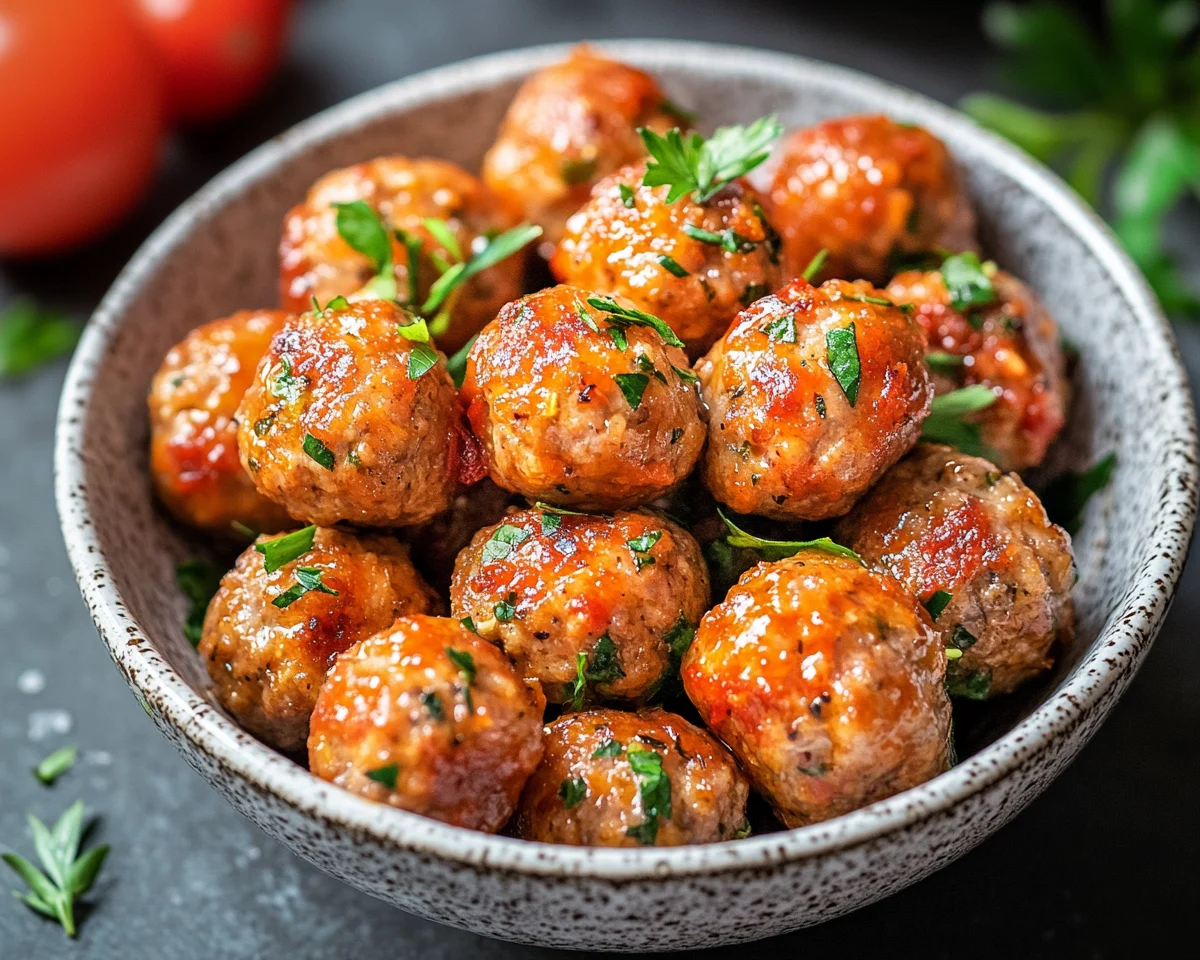 Easy Dinner Recipes for Family: Baked Turkey Meatballs in 25 Minutes