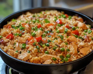 Easy Dinner Recipes for Family: BBQ Chicken Rice Casserole in 30 Minutes