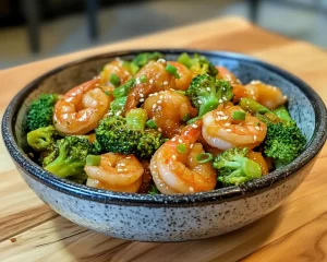 Healthy Easy Recipes: Shrimp and Broccoli Stir Fry in 15 Minutes