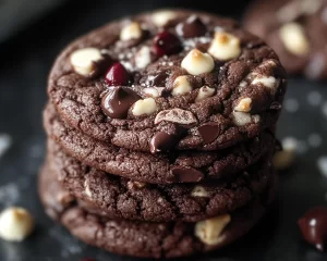 Black Forest Cookie: German Chocolate Black Forest Cookies in 30 Minutes