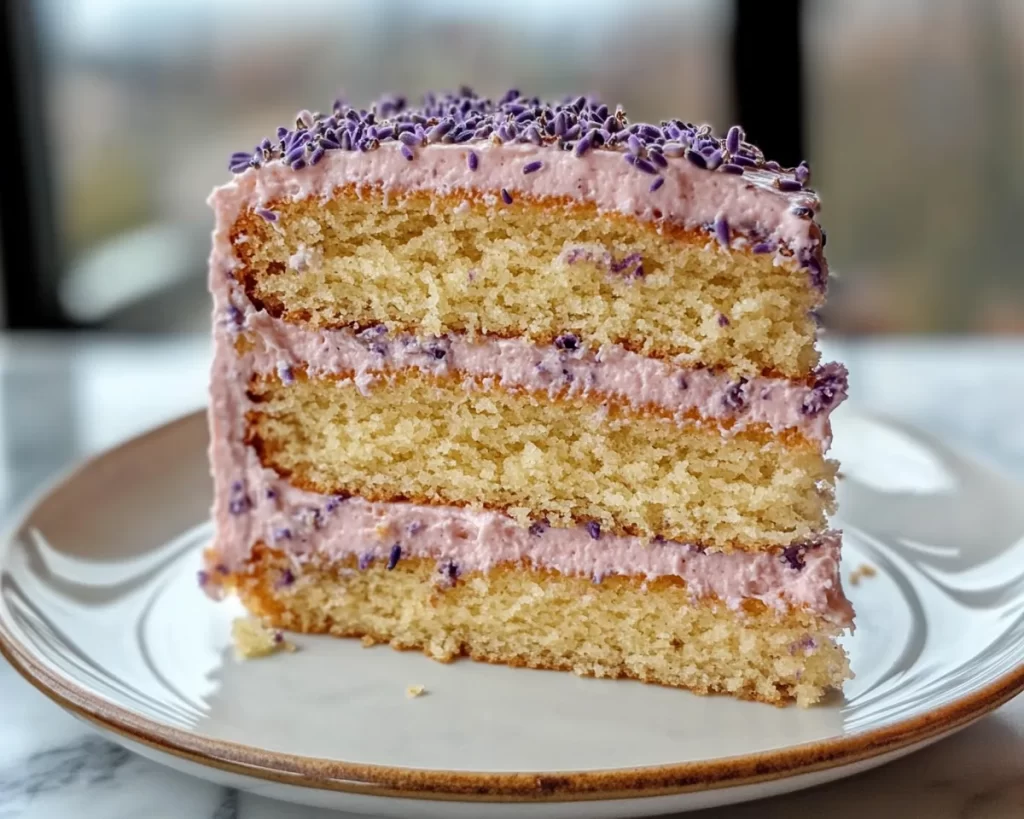 Spring Cake: Lavender Honey Layer Cake in 35 Minutes
