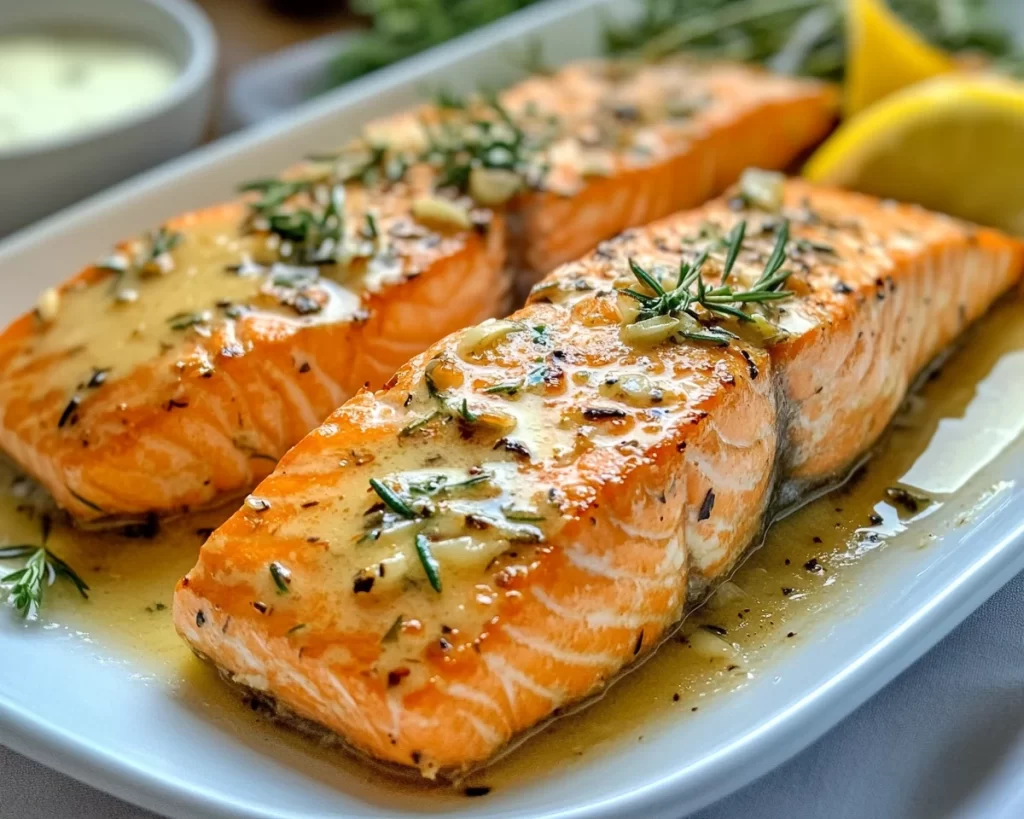 Summer Meals: One Pan Garlic Butter Salmon in 20 Minutes