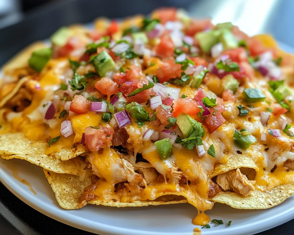 Summer Dinner Ideas: BBQ Chicken Nachos in 15 Minutes