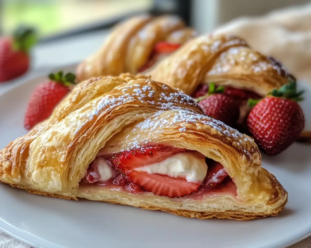 Spring Desserts: Strawberry Cream Cheese Danish in 25 Minutes