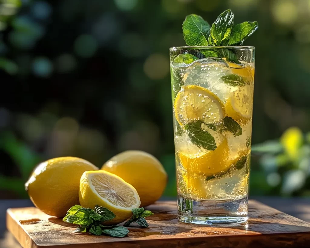 Soda Drinks Recipes: Lemon Soda Mocktail (Simple + Fresh)