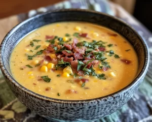 Spring Soup: Creamy Corn & Bacon Soup in 25 Minutes