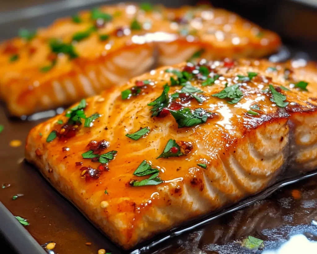 Healthy Easy Recipes: Honey Sriracha Baked Salmon in 25 Minutes