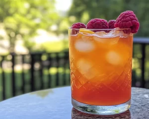 Summer Drinks Nonalcoholic: Peach Raspberry Arnold Palmer in 10 Minutes