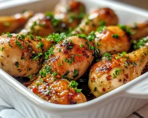Easy Dinner Recipes for Family: Baked Honey Garlic Chicken Drumsticks in 30 Minutes