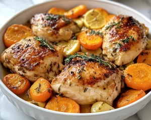 Spring Dinner Ideas: Honey Glazed Carrot & Chicken Bake in 30 Minutes