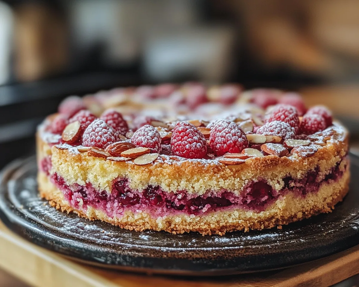 Spring Baking: Raspberry Almond Cake in 5 Steps