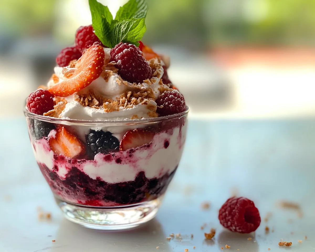 Spring Desserts: Berry Parfaits in 5 Ingredients