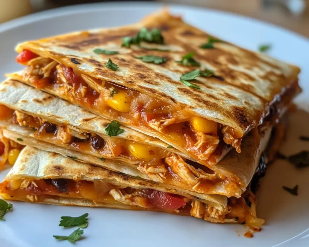 Summer Dinner Ideas: BBQ Chicken Quesadillas in 15 Minutes