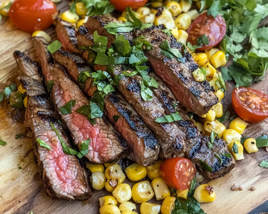Summer Dinner Ideas: Grilled Steak & Corn Salad in 20 Minutes
