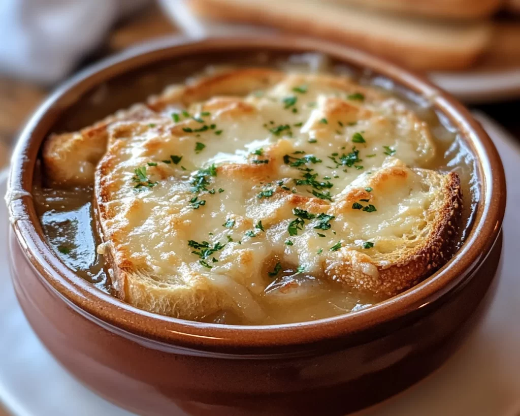Spring Soup: French Onion Soup With Gruyere Toast in 30 Minutes