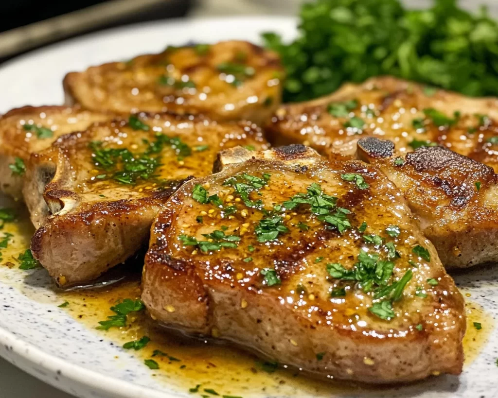 Spring Dinner Ideas: Honey Mustard Pork Chops in 20 Minutes