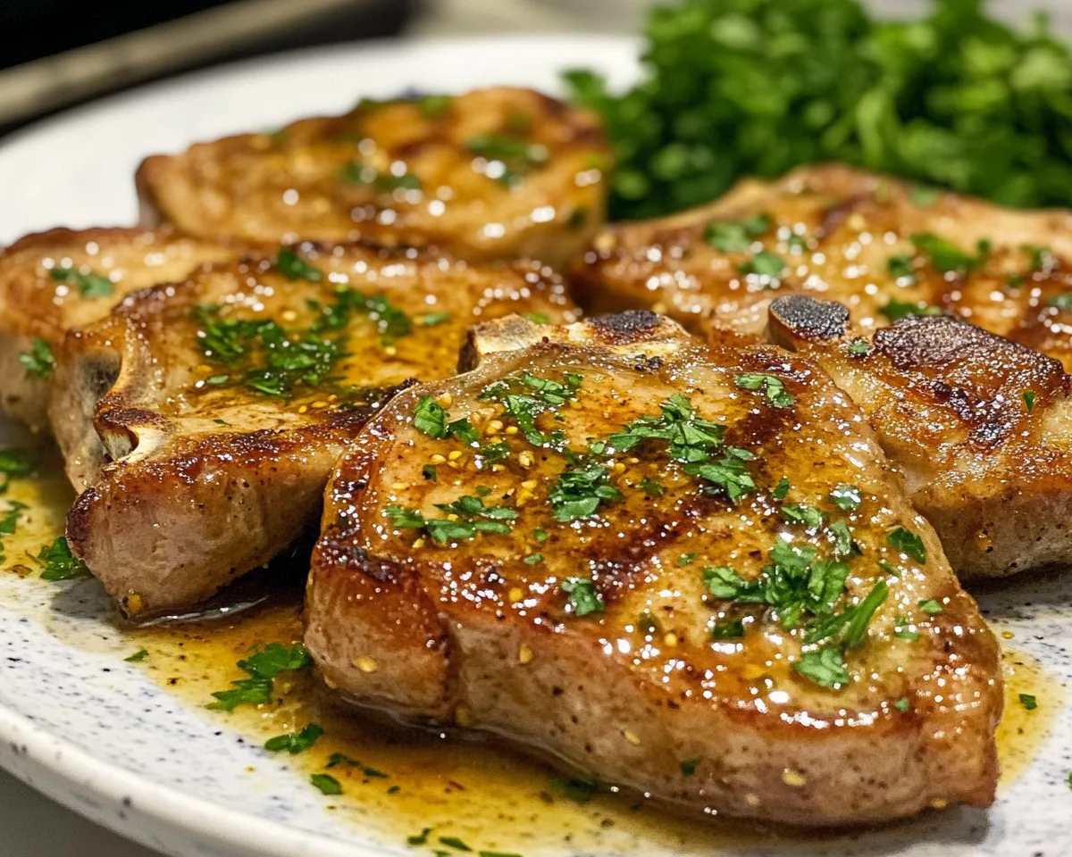 Spring Dinner Ideas: Honey Mustard Pork Chops in 20 Minutes