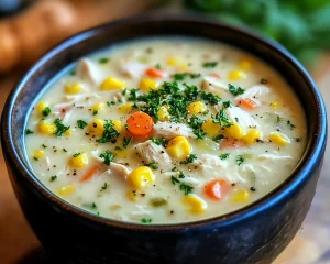 Easy Dinner Recipes for Family: Chicken & Corn Chowder in 25 Minutes