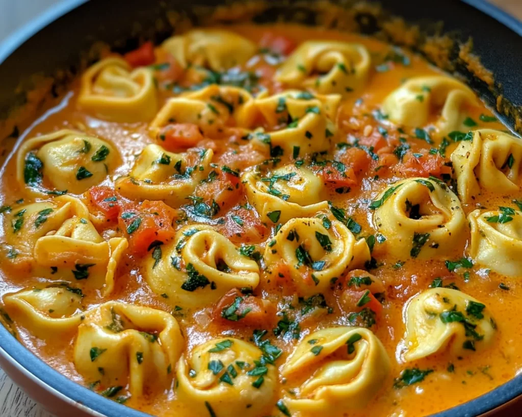 Easy Dinner Recipes for Family Comfort Foods: Creamy Tomato Basil Tortellini in 20 Minutes