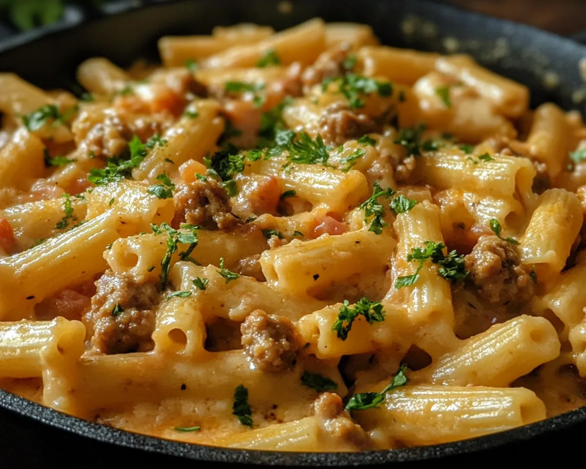 Easy Dinner Recipes for Family: Creamy Sausage Pasta in 20 Minutes