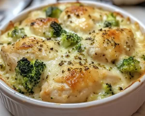 Easy Dinner Recipes for Family: Creamy Broccoli Chicken Bake in 25 Minutes
