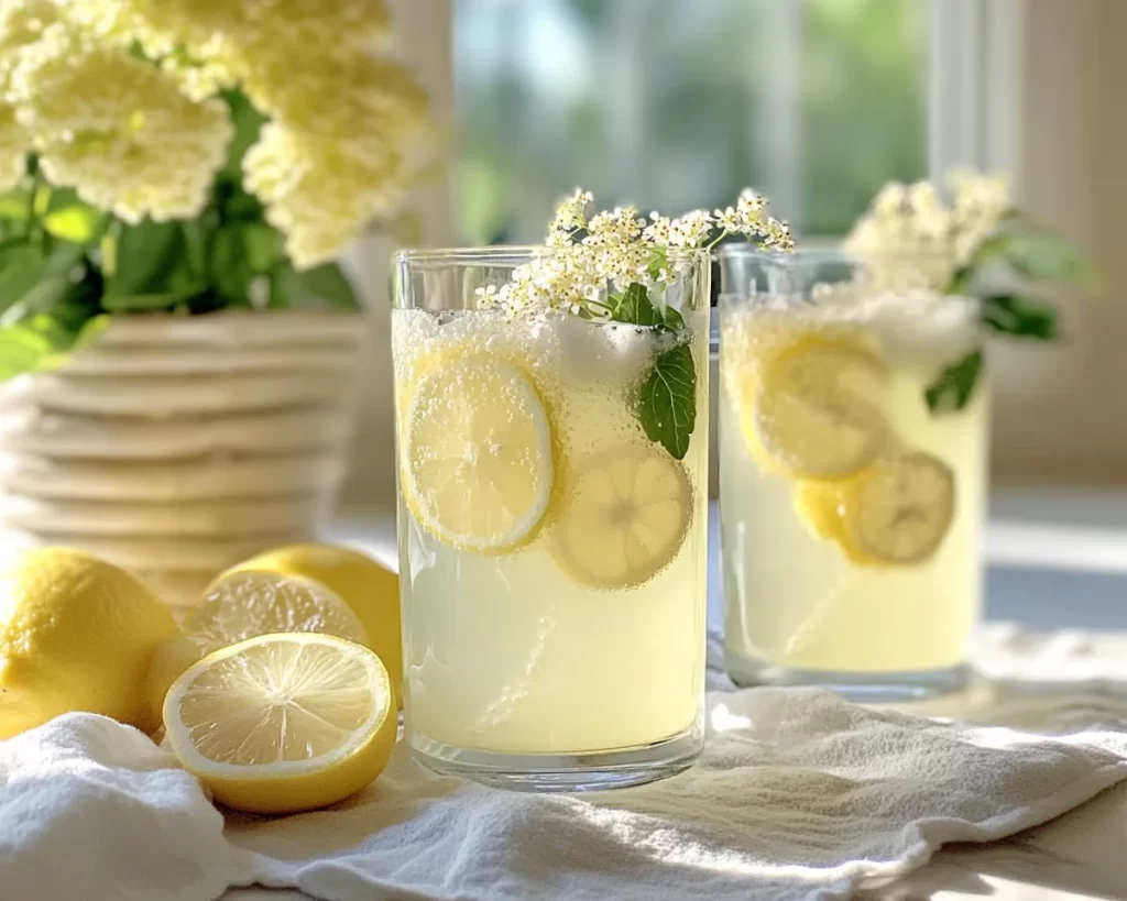 Spring Drinks: Sparkling Elderflower Lemonade in 10 Minutes