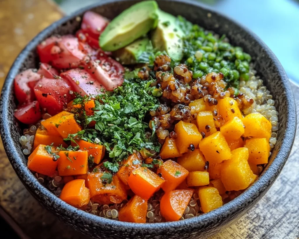 Healthy Easy Recipes: Quinoa Veggie Buddha Bowl in 20 Minutes