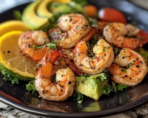 Summer Dinner Ideas: Grilled Shrimp & Avocado Salad in 15 Minutes