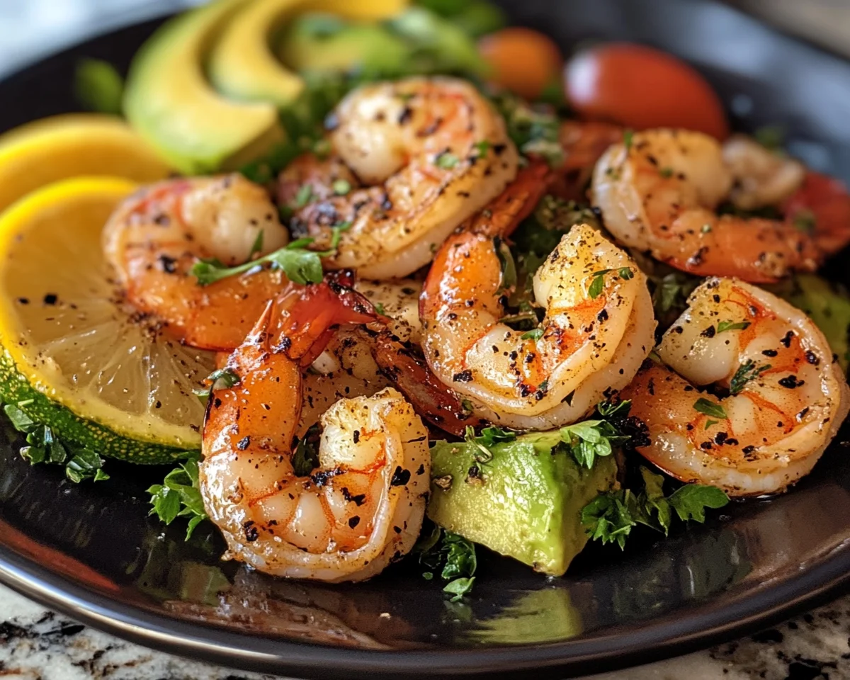 Summer Dinner Ideas: Grilled Shrimp & Avocado Salad in 15 Minutes