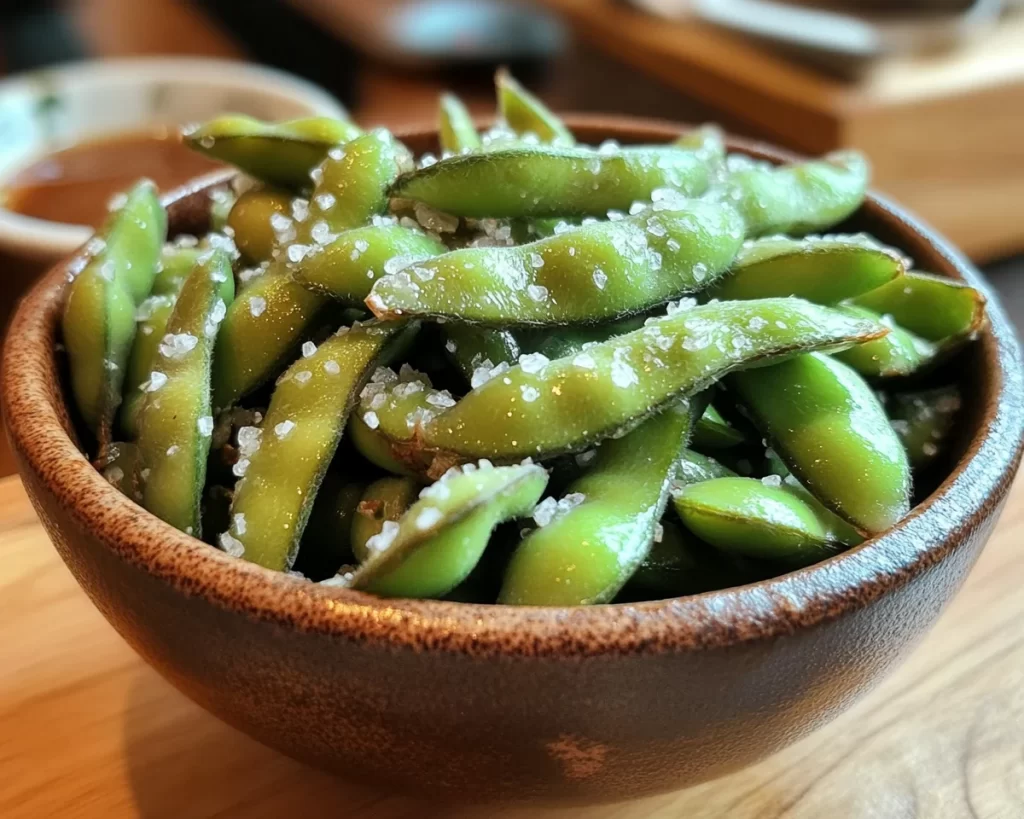 Healthy Munchies: Edamame With Sea Salt and Sesame in 5 Minutes
