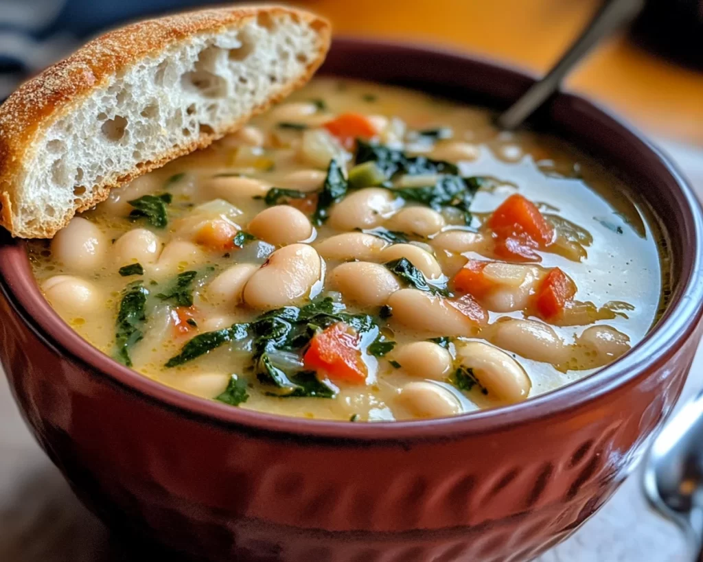 Healthy Easy Recipes: Creamy Tuscan White Bean Soup in 20 Minutes