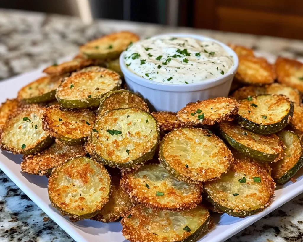 Weird Snacks: Fried Pickle Chips With Ranch Dip in 20 Minutes