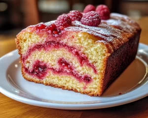 Spring Baking: Raspberry Swirl Pound Cake in 7 Steps