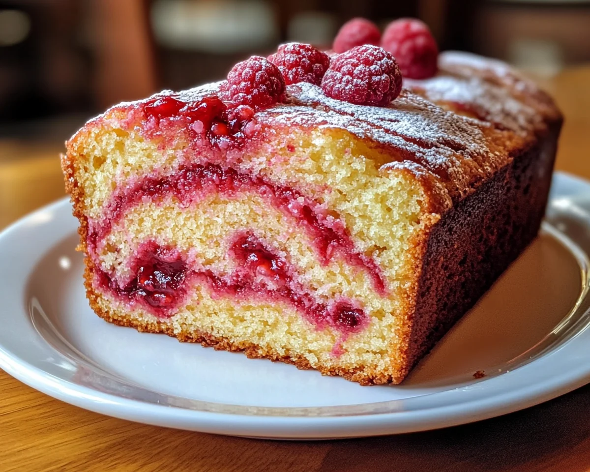 Spring Baking: Raspberry Swirl Pound Cake in 7 Steps