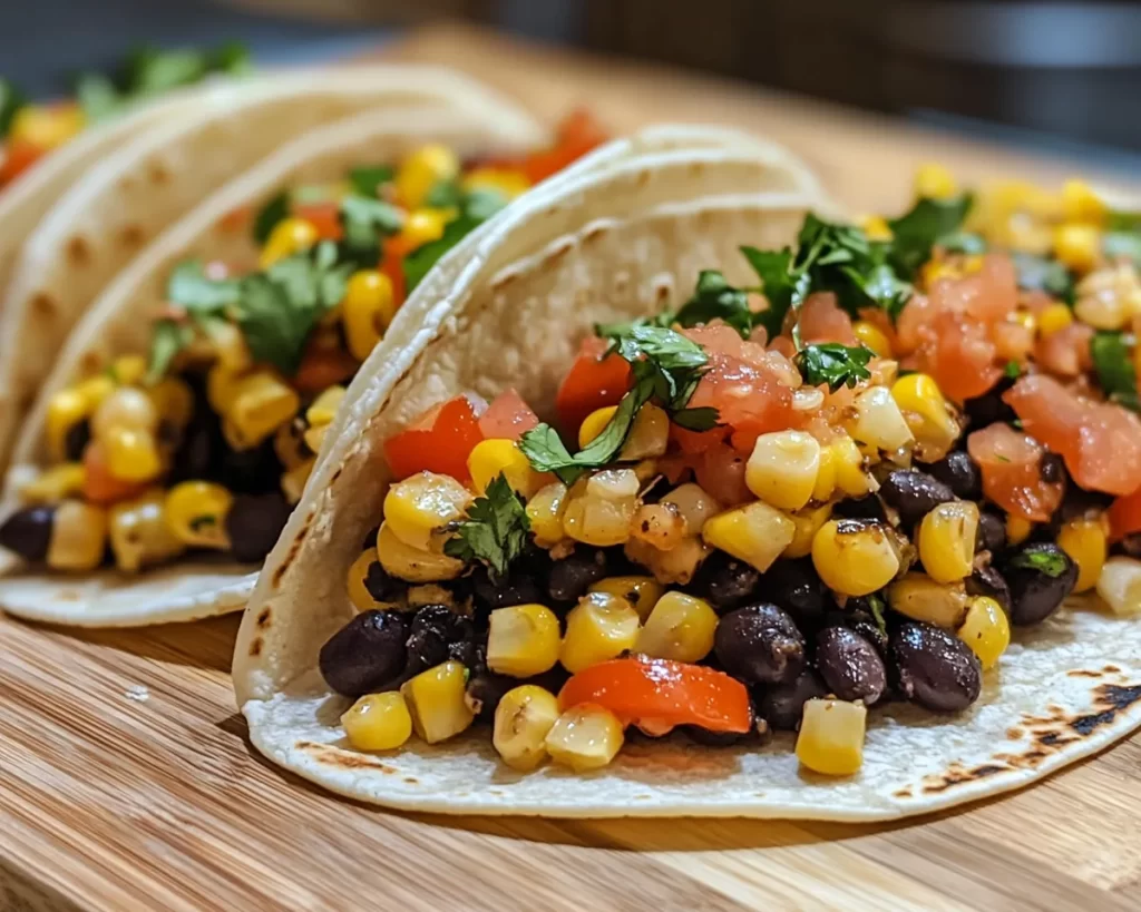 Summer Dinner Ideas: Grilled Corn and Black Bean Tacos in 20 Minutes