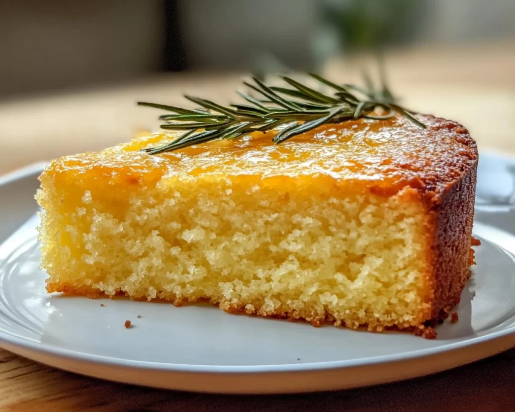 Spring Baking: Lemon Olive Oil Cake With Rosemary in 35 Minutes