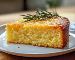 Spring Baking: Lemon Olive Oil Cake With Rosemary in 35 Minutes