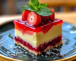 Spring Desserts: Lemon Strawberry Layered Dessert in 5 Steps