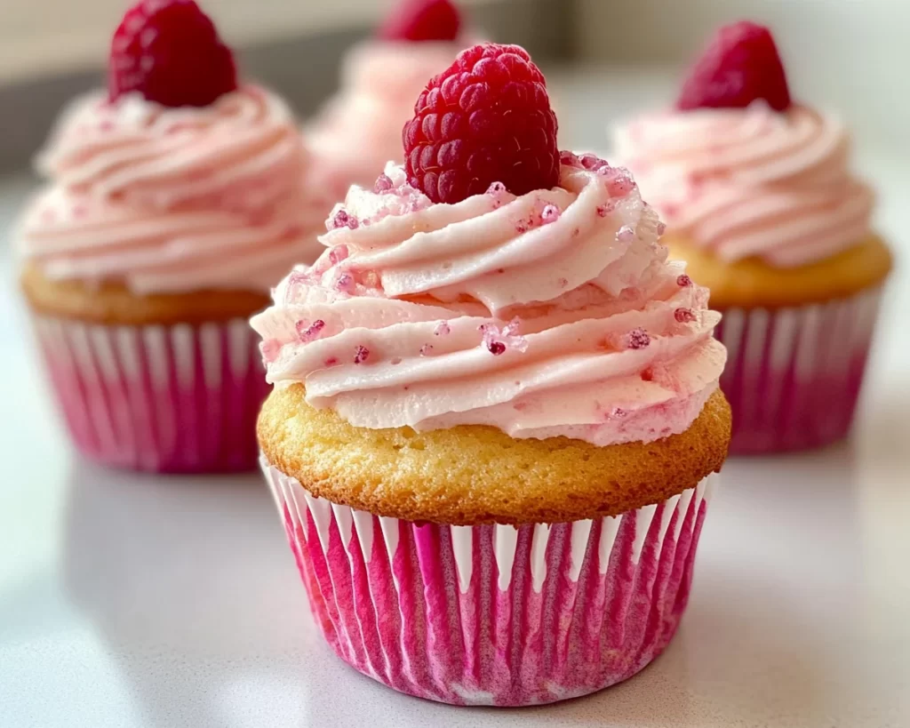 Spring Cupcakes: Lemon Raspberry Cupcakes in 7 Steps