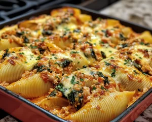 Easy Dinner Recipes for Family: Turkey & Spinach Stuffed Shells in 30 Minutes