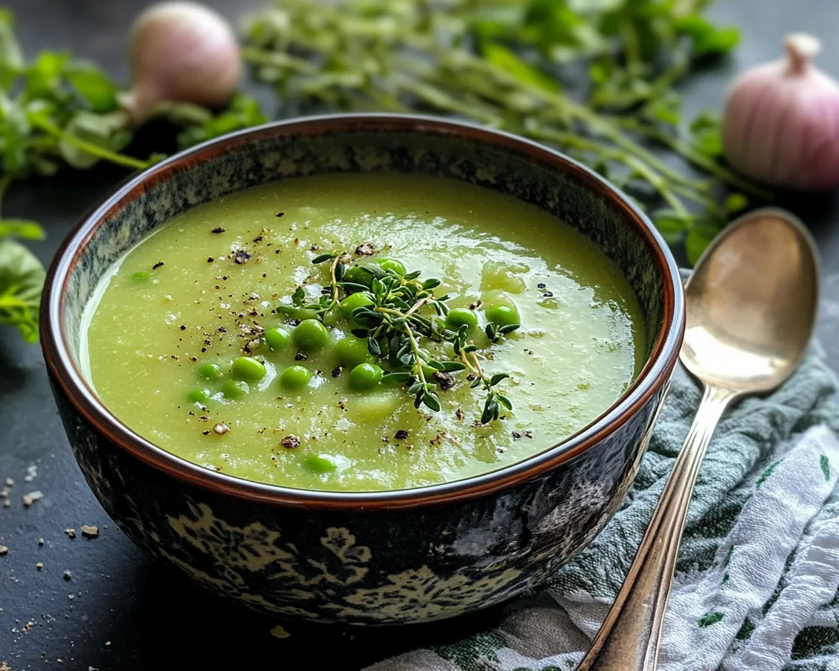 Spring Soup: Pea & Potato Soup in 25 Minutes