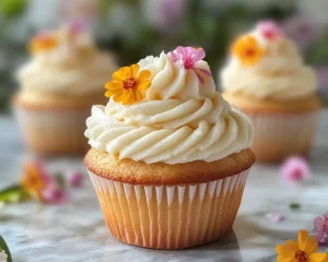 Spring Cupcakes: Honey Vanilla Cupcakes in 5 Steps