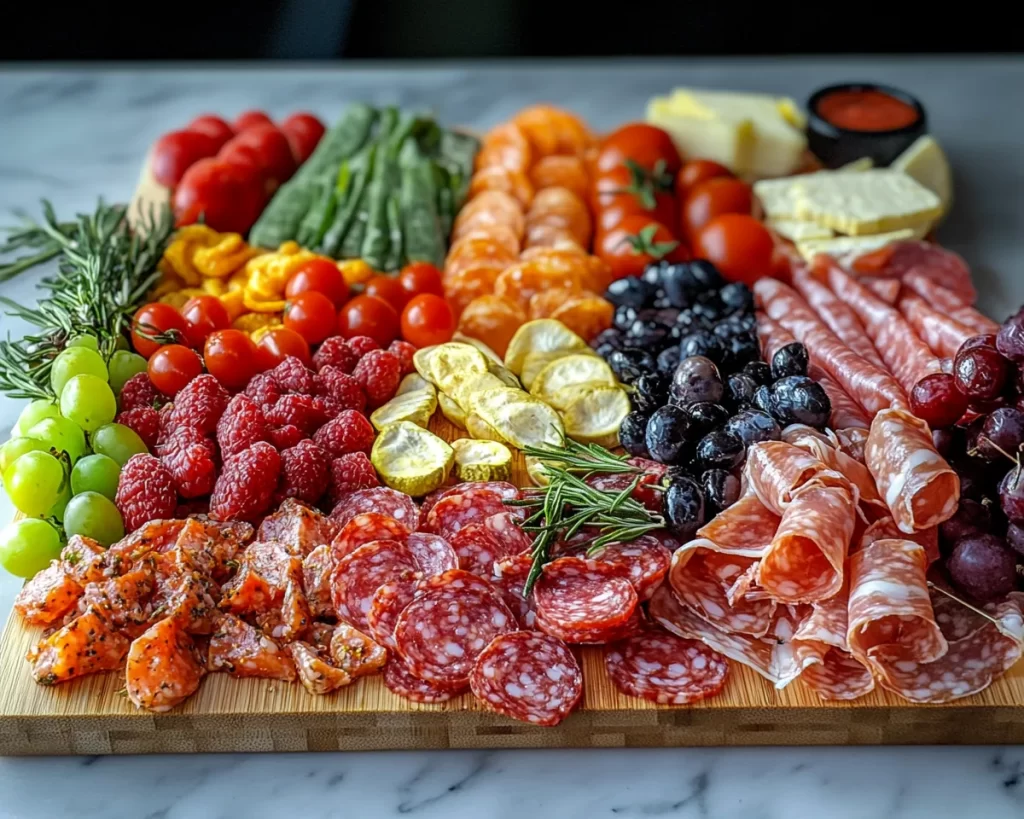 Spring Charcuterie Board Ideas: Garden Fresh Spring Grazing Board in 20 Minutes