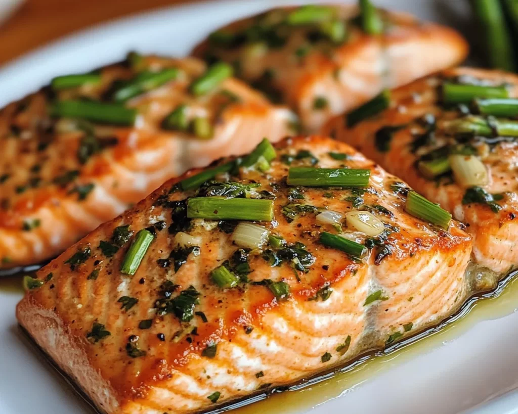 Spring Dinner: Garlic Herb Salmon with Asparagus in 20 Minutes