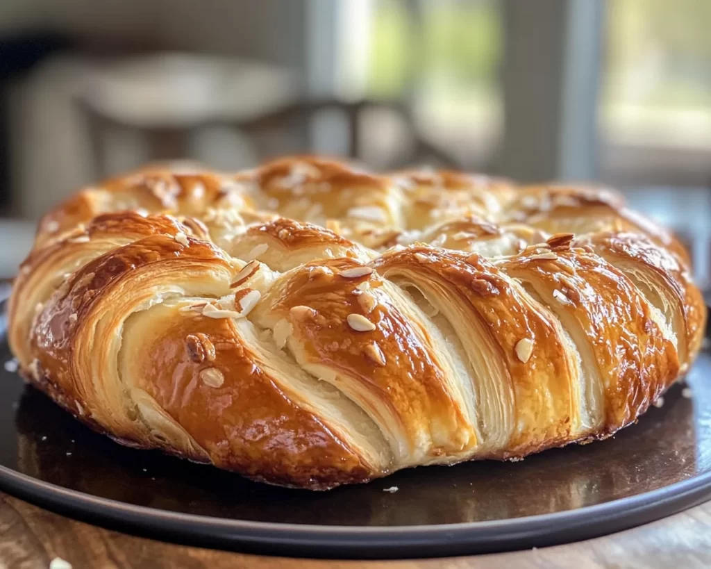 Spring Baking: Almond Croissant Pull Apart Bread in 35 Minutes