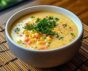 Spring Soup: Corn Chowder in 20 Minutes