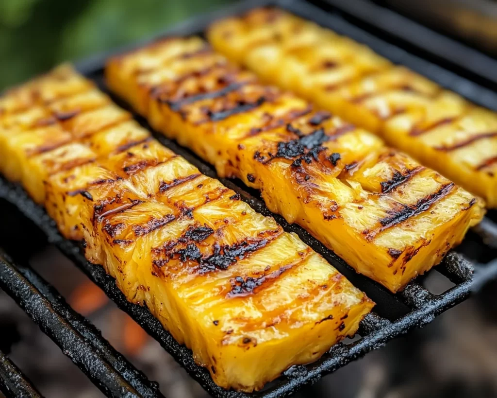Grilling Recipes: Grilled Pineapple With Cinnamon Honey in 10 Minutes